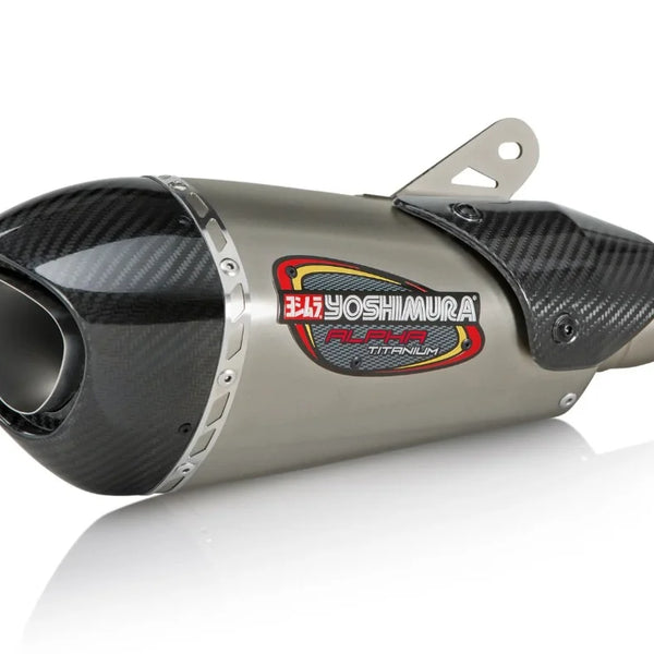 Yoshimura ALPHA T Slip-On Exhaust 12-20 Kawasaki ZX-10R/RR