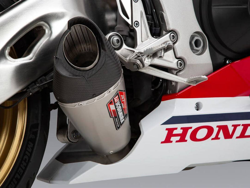 Yoshimura AT2 Stainless Slip-On Exhaust 17-24 Honda CBR1000RR/SP/SP2