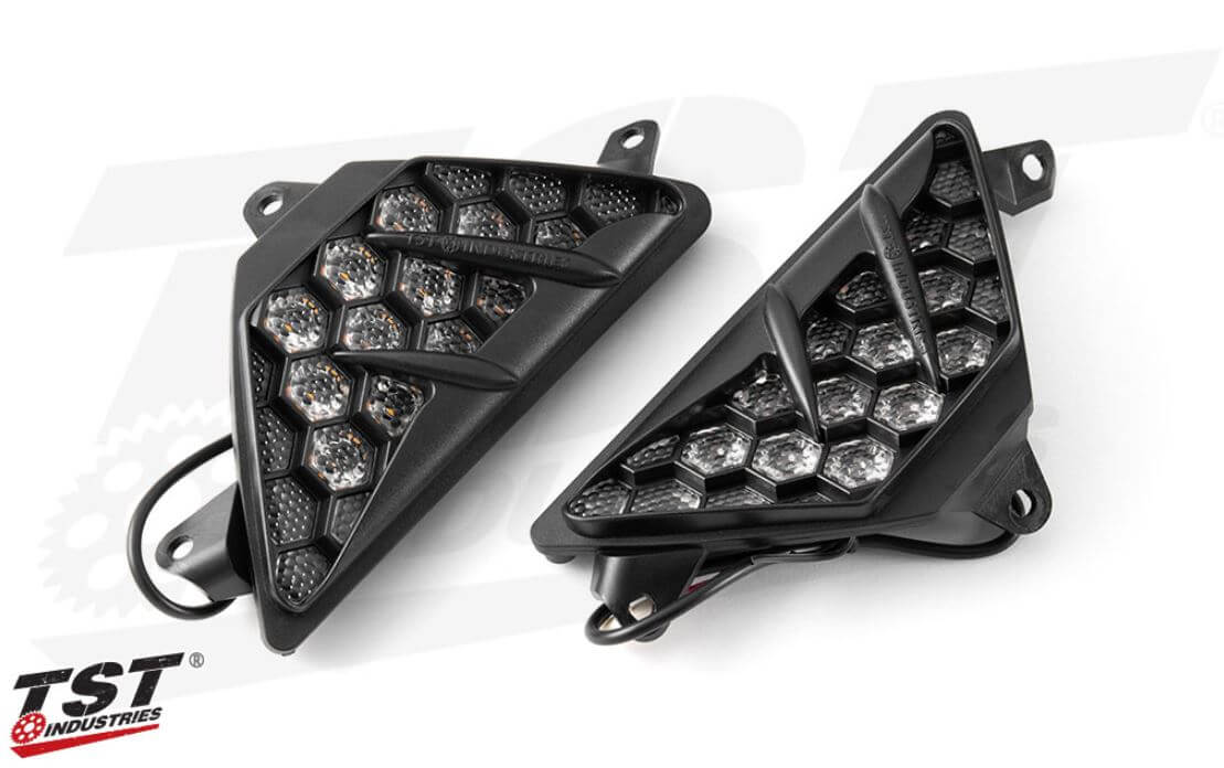 TST Industries Nexus LED Flushmount Turn Signals '24- Kawasaki Ninja 500