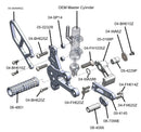 Woodcraft Complete Rearset 23-24 Suzuki GSX-8S/R | GP Shift