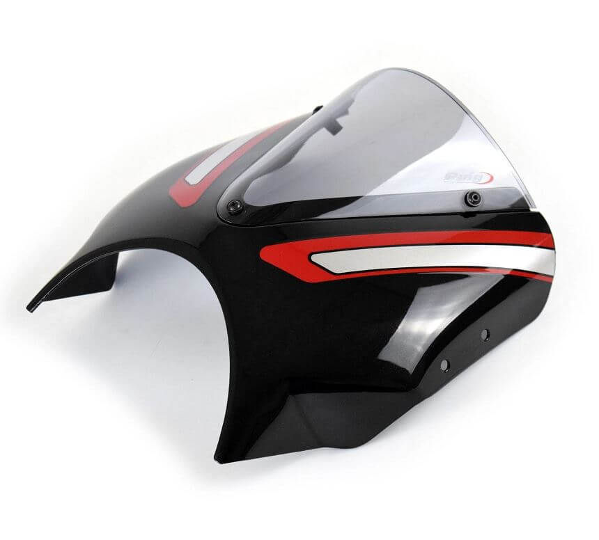 Pyramid Fly Screen '21-'23 Triumph Trident 660 | Sapphire Black