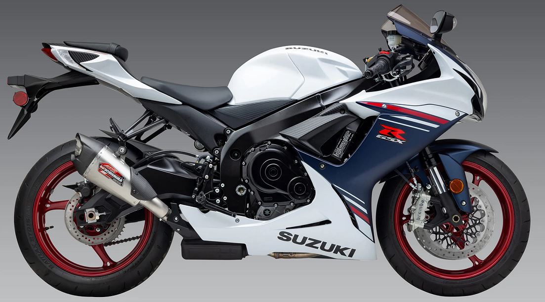 Buy Yoshimura AT2 Stainless Slip-On Exhaust 11-24 Suzuki GSX-R600/750