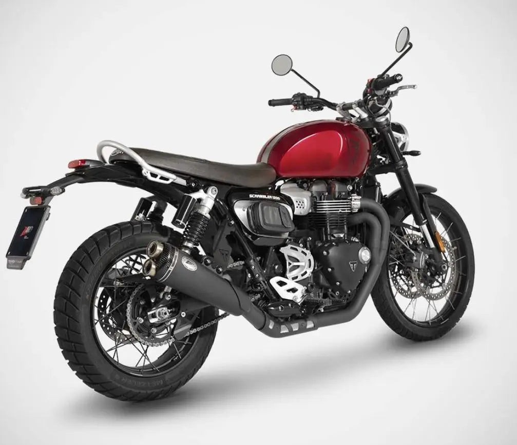 ZARD Stainless Steel Full Exhaust 24-25 Triumph Scrambler 1200