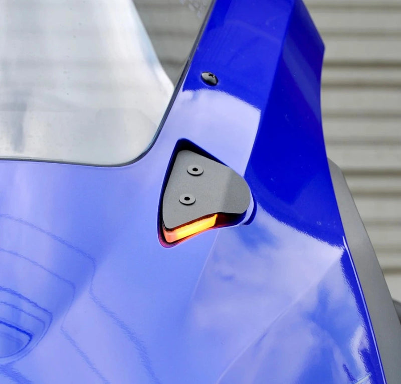 New Rage Cycles Mirror Block Off Turn Signals '25+ Yamaha R9