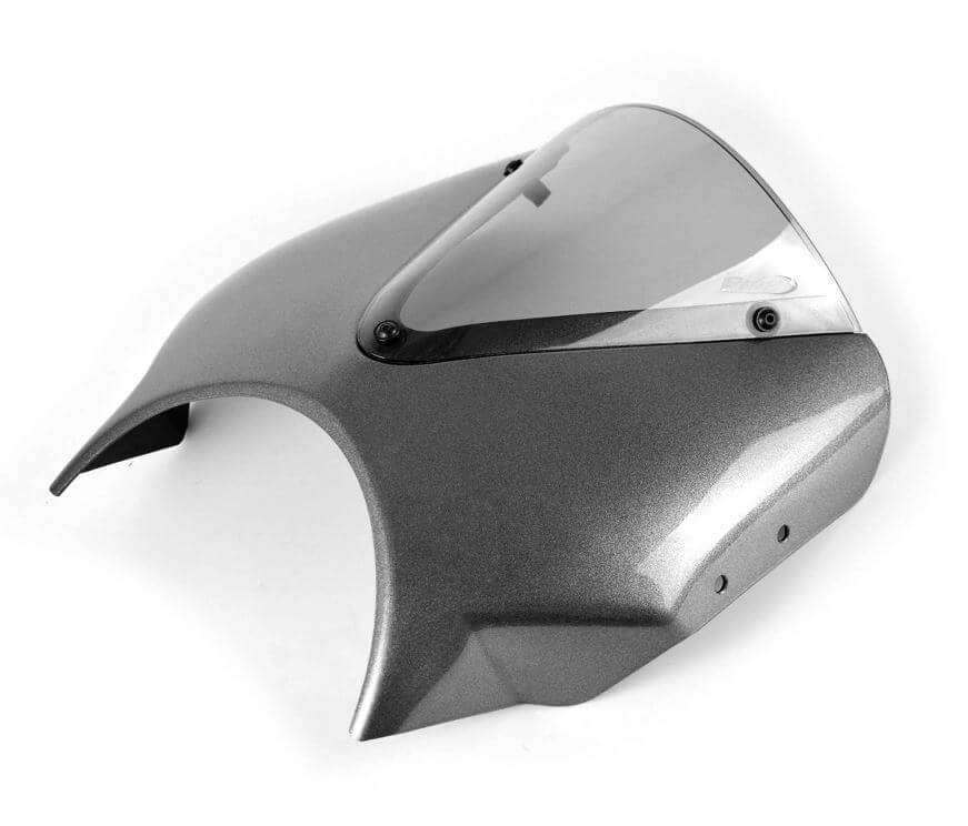 Pyramid Fly Screen '21-'23 Triumph Trident 660 | Silver Ice