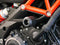 Evotech Performance Crash Protection Bobbins '07-'17 Aprilia Shiver SL 750, '08-'17 Dorsoduro 750, '18-'21 Shiver 900, '18-'21 Dorsoduro 900