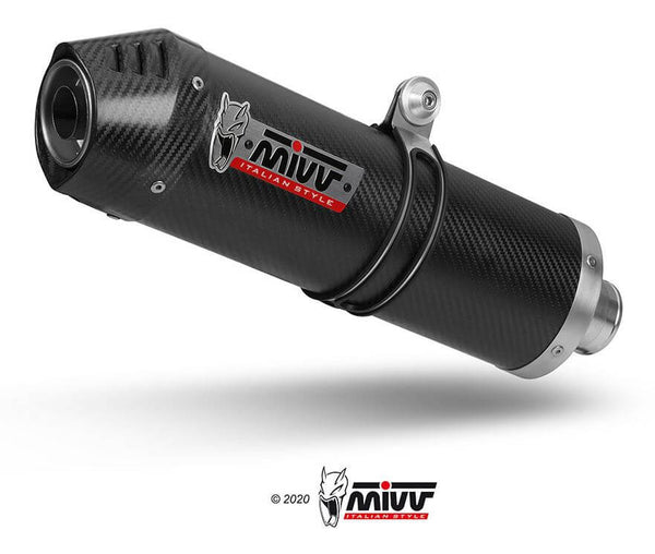 MIVV Oval Carbon Slip-On Exhaust '19-'23 BMW R 1250 GS/ADV