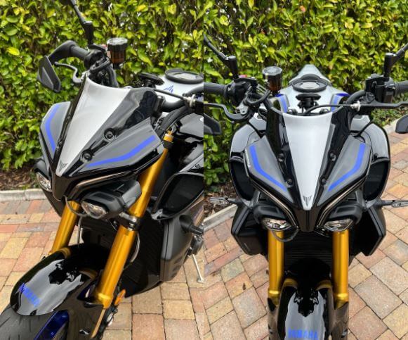 Pyramid Fly Screen '22-'23 Yamaha MT-10 SP | Midnight Black
