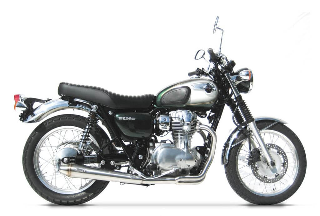 ZARD 2>1 Racing Stainless Steel Conical Full Exhaust '10-'17 Kawasaki W800