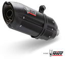 MIVV Suono Black Stainless Steel Slip-On Exhaust '11-'16 Aprilia RSV4/Tuono V4 APRC