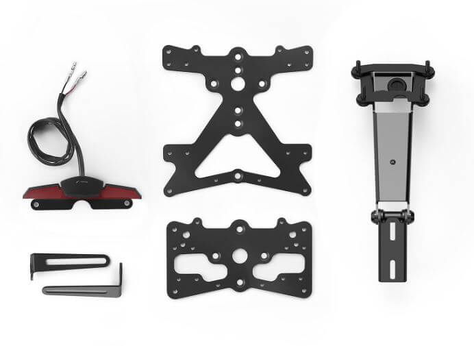 Rizoma "FOX" License Plate Support '22-'23 Yamaha XSR 900
