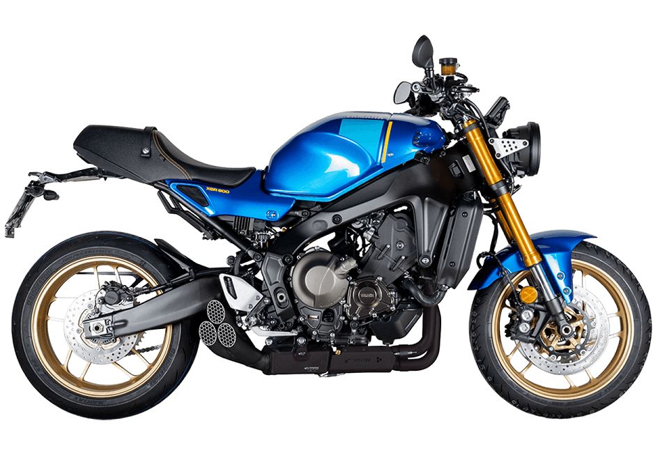 ヤマハ Spark Triple Exit Full Exhaust 21-24 Yamaha MT-09/XSR900 | Black Ceram