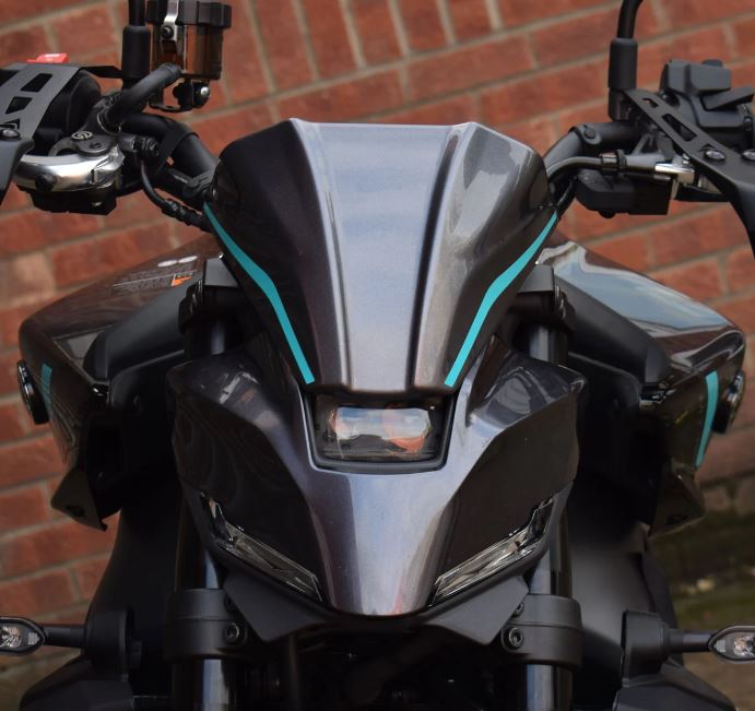 Pyramid Fly Screen 24-25 Yamaha MT-09 | Midnight Cyan