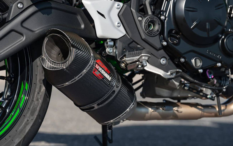 Yoshimura Race AT2 Carbon Full Exhaust '17-'24 Kawasaki Z650, Ninja 650