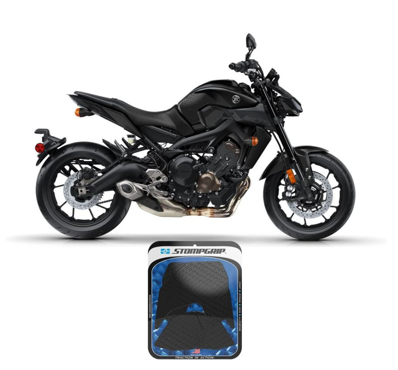 StompGrip Volcano Traction Tank Pad Kit for '14-'19 Yamaha FZ09/MT09