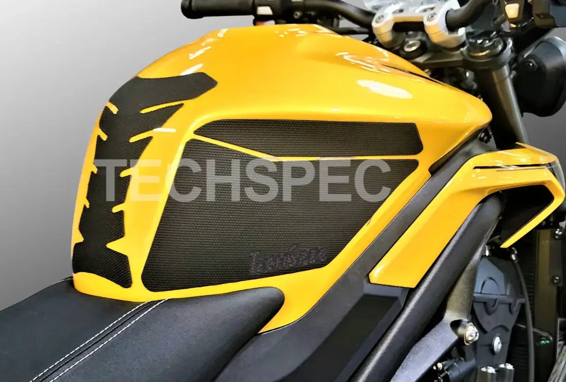 TechSpec XL2 Tank Grips 24-26 Triumph Street Triple 765 R/RS | 5 pieces
