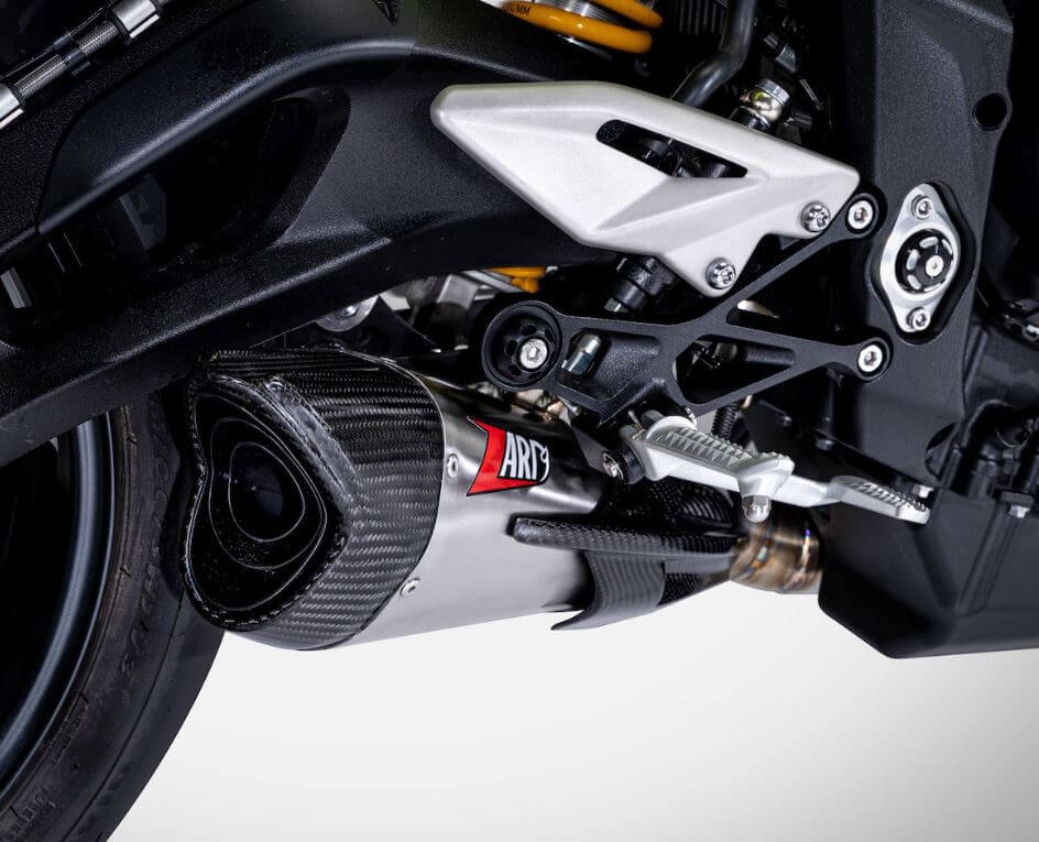 ZARD Stainless Steel Full Exhaust System 2023 Triumph Street Triple 765