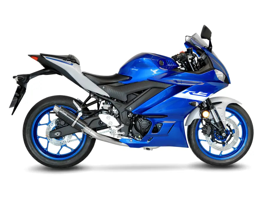 LeoVince GP Corsa Carbon Full Exhaust 15-26 Yamaha R3, 20-26 MT-03