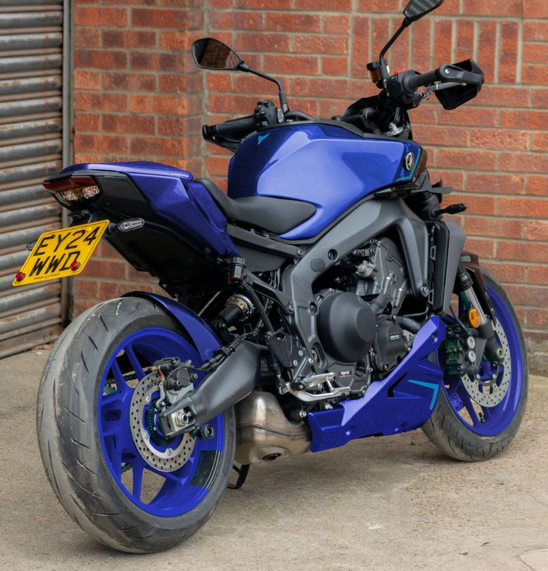 Pyramid Belly Pan 21-25 Yamaha MT-09 | Yamaha Blue