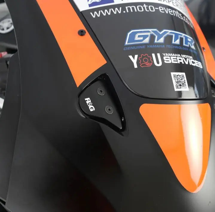 R&G Racing Mirror Block Off Plates 25-26 Yamaha YZF-R9