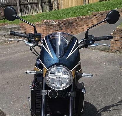 Pyramid Fly Screen Kawasaki Z900RS '19-'23 | Candytone Green