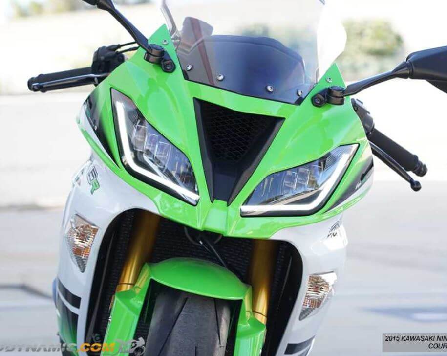 Motodynamic LED Projection Headlight '13-'18 Kawasaki ZX6R/Ninja 300