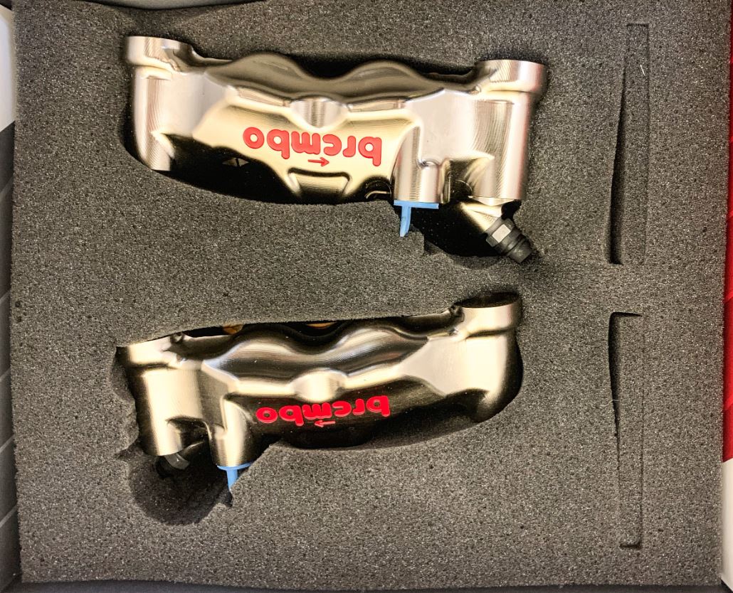 Brembo High Performance 130mm Nickel Radial Caliper Kit '07-'14 Yamaha YZF R1, '07-'11 MT-01