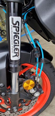 Spiegler Stainless Braided Brake Line Kit '21-'23 Yamaha MT-09 ABS