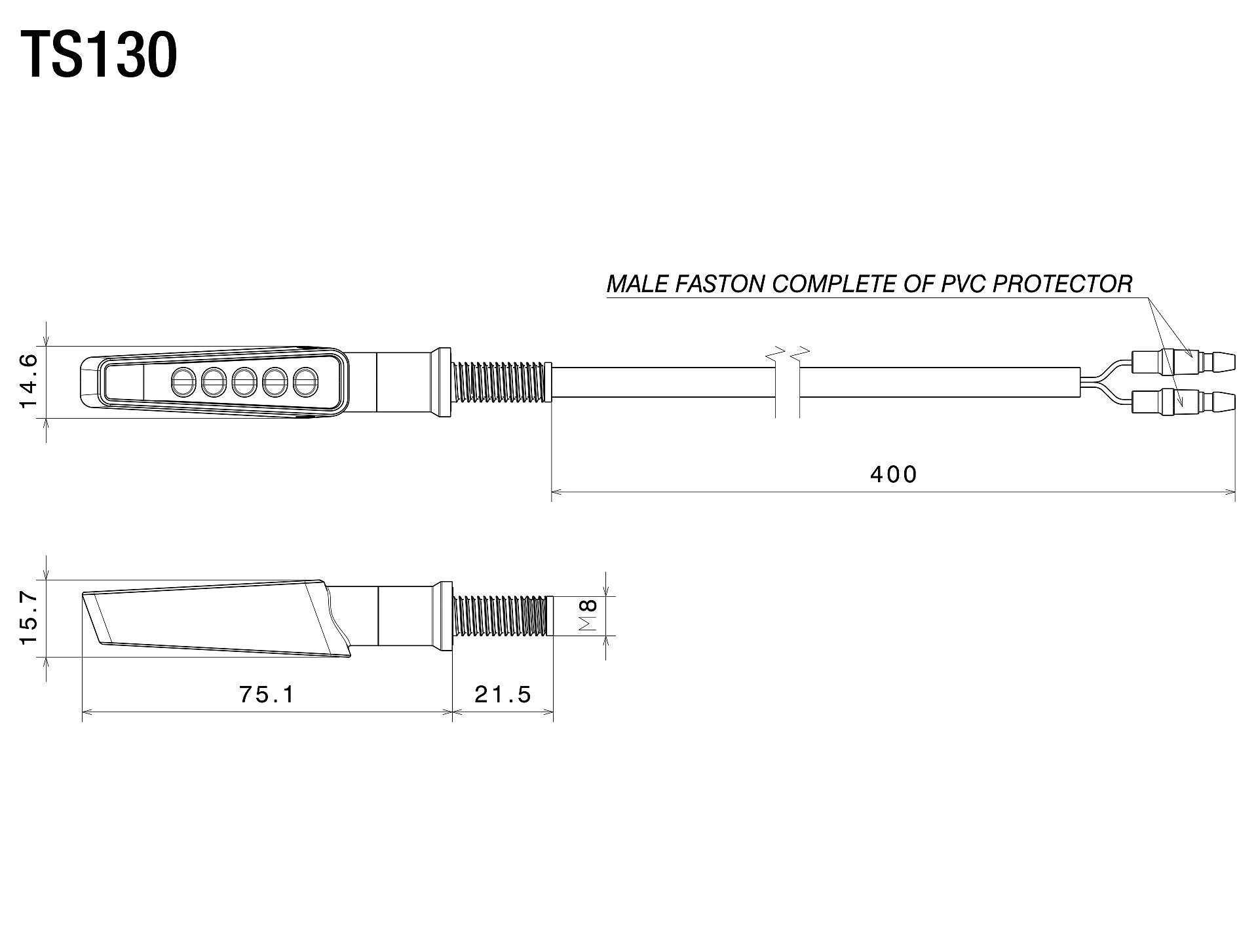Rizoma VISION Sequential Turn Signals (Pair)
