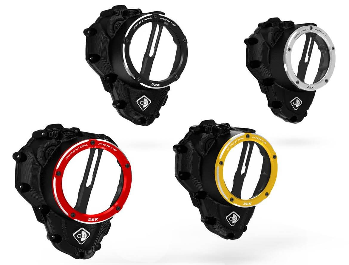 DBK 3D-EVO Clear Clutch Cover '21-'23 Triumph Speed Triple RR/RS