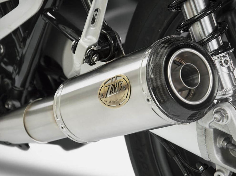 ZARD 2-in-1 Stainless Steel SP Full Exhaust '19-'23 Triumph Speed Twin 1200, Thruxton R/RS