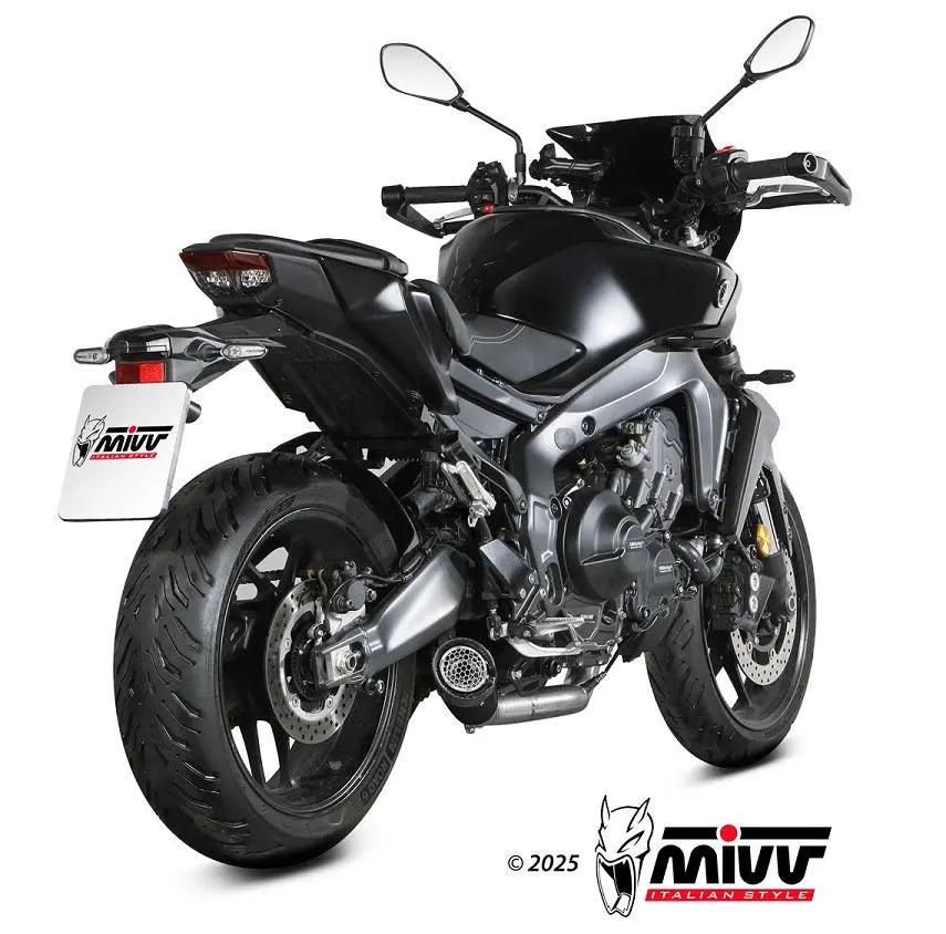 MIVV X-M4 Black Full Exhaust 25-26 Yamaha R9, 24-26 MT-09, 22-26 XSR900/GP