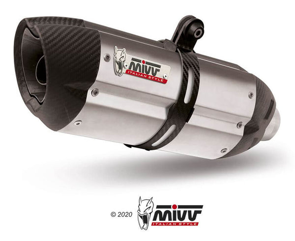MIVV Suono Stainless Steel Slip-On Exhaust '14-'20 BMW R Nine T