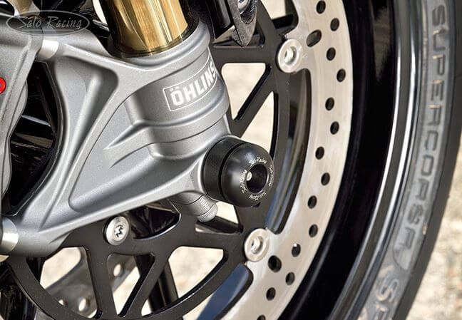 Sato Racing Front Axle Sliders '18-'23 Triumph Speed Triple/RR/RS
