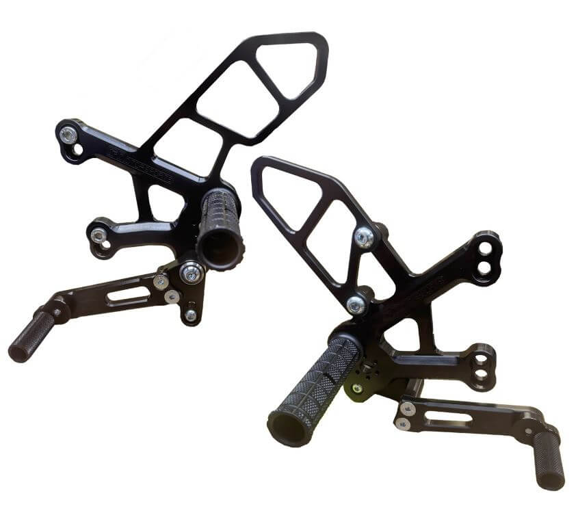 Woodcraft Adjustable Rearset '23- Kawasaki ZX-4R/RR