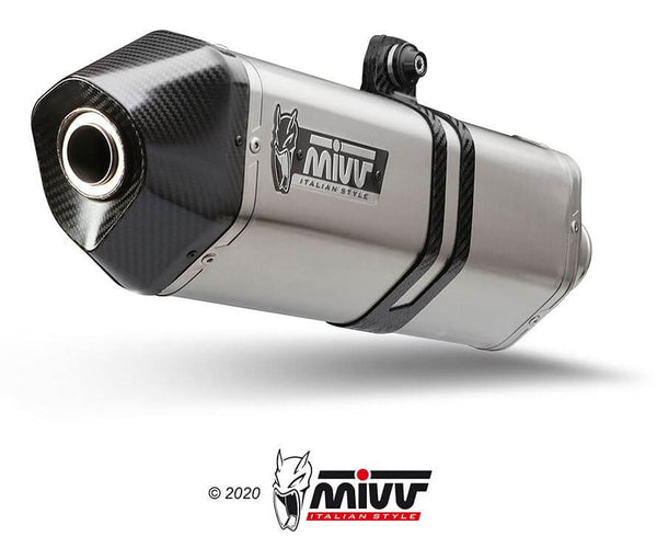 MIVV Speed Edge Stainless Steel Slip-On Exhaust '15-'19 BMW S 1000 XR