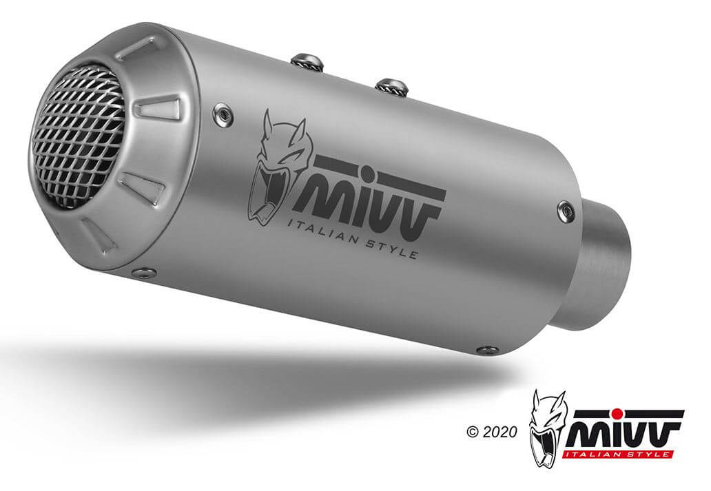 MIVV MK3 Stainless Steel Slip-On Exhaust '17-'20 BMW S 1000 R