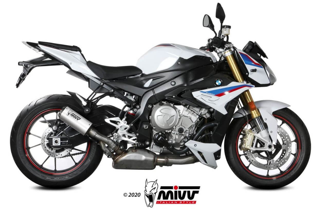 MIVV MK3 Stainless Steel Slip-On Exhaust '17-'20 BMW S 1000 R