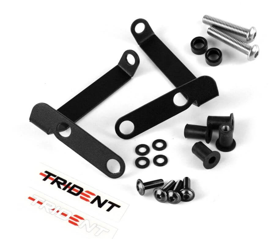 Pyramid Fly Screen '21-'23 Triumph Trident 660 | Silver Ice