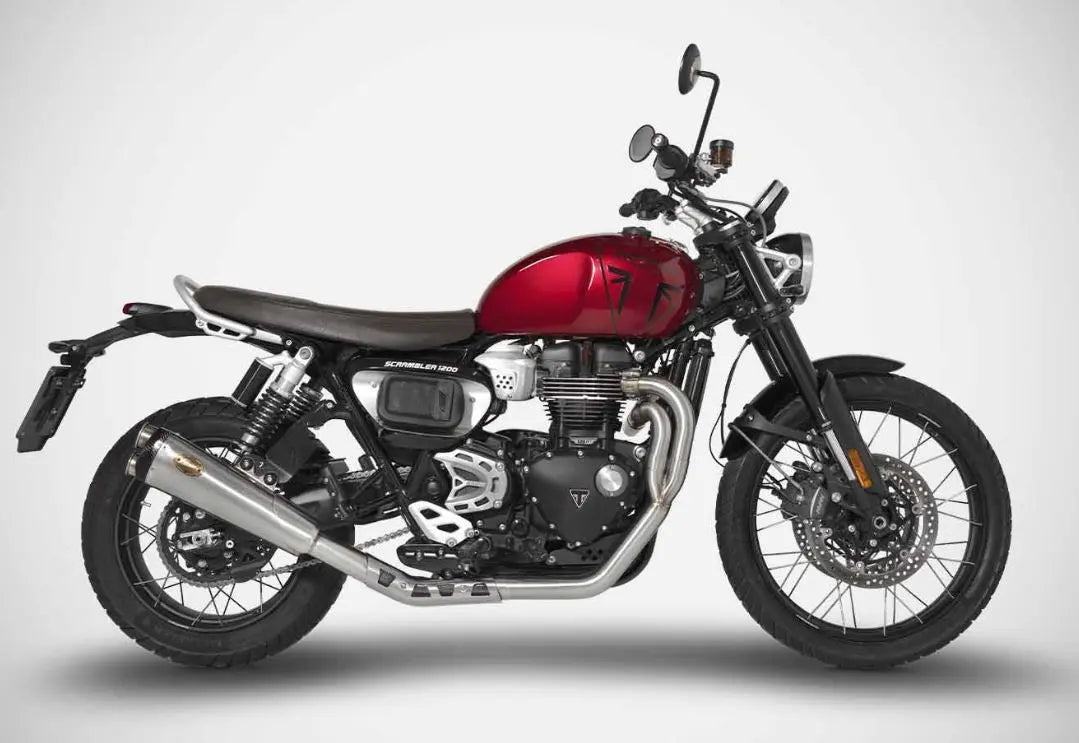 ZARD Stainless Steel Full Exhaust 24-25 Triumph Scrambler 1200