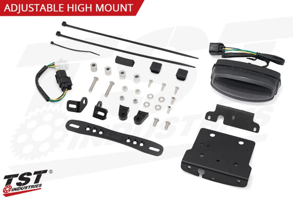 TST Integrated Tail Light + Fender Eliminator 2025 Suzuki DR-Z4S/DR-Z4SM