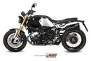 MIVV X-Cone Black Stainless Steel Slip-On Exhaust '14-'20 BMW R Nine T