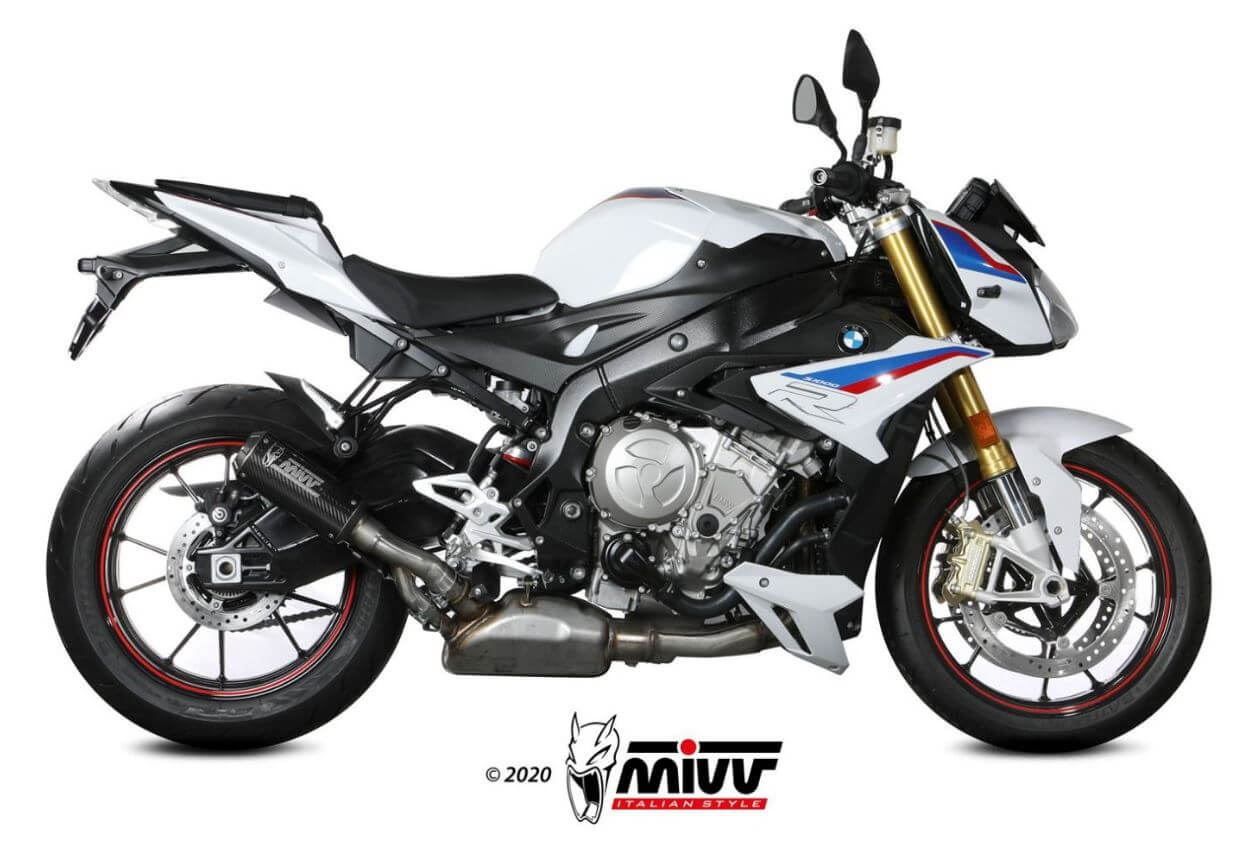 MIVV MK3 Carbon Slip-On Exhaust '17-'20 BMW S 1000 R