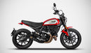 Zard Racing Stainless Steel Special ED. Slip-On Exhaust 21-22 Ducati Scrambler 800