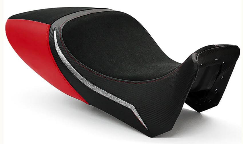LuiMoto Team Italia Suede Touring Rider Seat Cover '11-'14 Ducati Diavel