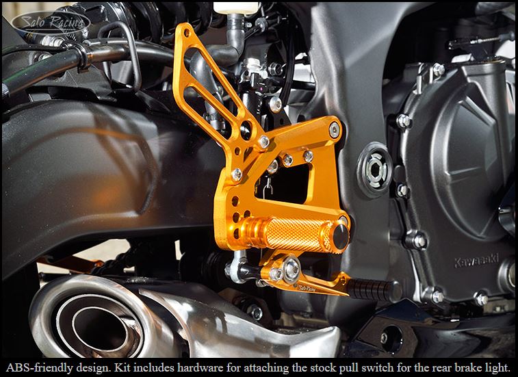 Sato Racing Adjustable Rear Sets 23-25 Kawasaki ZX-4R/RR