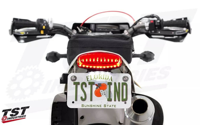 TST Integrated Tail Light + Fender Eliminator '00-'24 Suzuki DRZ400S/DRZ400SM