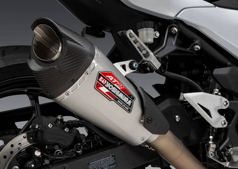 Yoshimura Race AT2 Stainless Full Exhaust 2024- Kawasaki Ninja 500/Z500