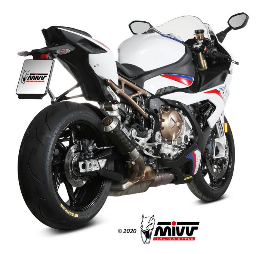 MIVV MK3 Carbon Slip-On Exhaust '19-'23 BMW S 1000 RR
