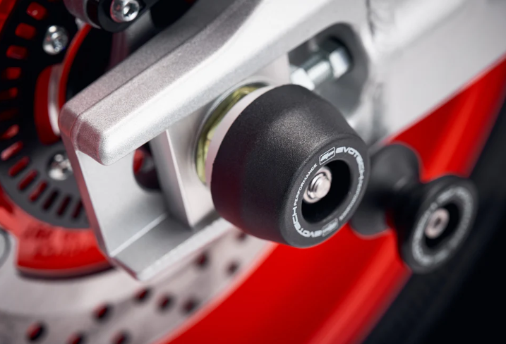 Evotech Performance Rear Axle Sliders 21-25 Yamaha MT-09/Tracer 9/XSR900, 17-20 R6